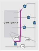 East Side Corridor map