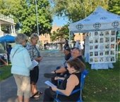 photo of human library at Downtown Thursday