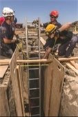 Photo of trench rescue training