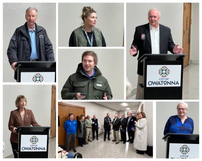 photos from Merrill Hall ribbon cutting November 19 2024