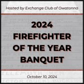 Firefighter banquet graphic