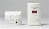 carbon monoxide detectors stock image