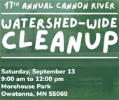 Clean River Partners Clean Up Graphic