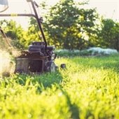 Stock photo of lawnmower