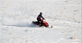 Stock photo of snowmobile