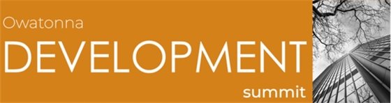 Owatonna Development Summit banner