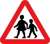 Children crossing sign