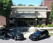 photo of squads in front of PD