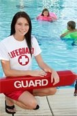 stock image of lifeguard