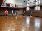 Basketball indoors