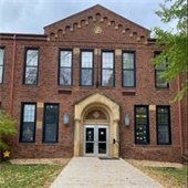 photo of entrance to Merrill Hall