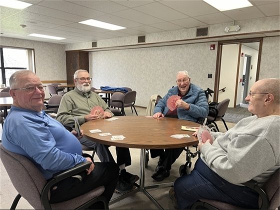 photo of Pinochle Club May 2025