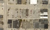 aerial photo of location of new parking lot