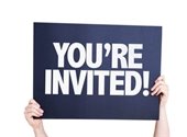 You're invited sign