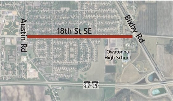 18th Street SE aerial