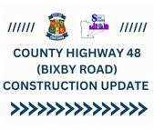 Bixby Road construction update graphic