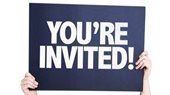 You're invited sign