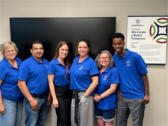 OHRC members left to right: Vice Chair Jennifer Hansen, Edgar Esquivel, Chair Jessica Bjore, Julia Seykora, Sherry Hill, Secretary Mustafe Ismael. (Not pictured: Josiah Hult)”