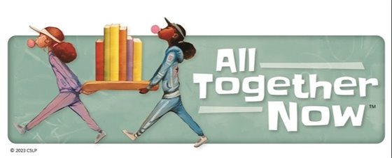 Graphic for Summer reading program All Together Now