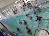 photo of water aerobics