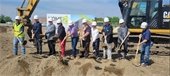 City leaders join others to break ground on the Home2Suites project