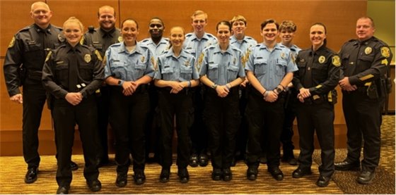 Photo of 2024 Police Explorer participants and officers