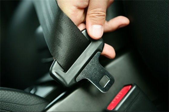 Stock photo of seatbelt