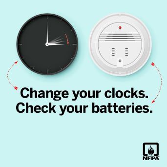 Change Clocks Check Batteries