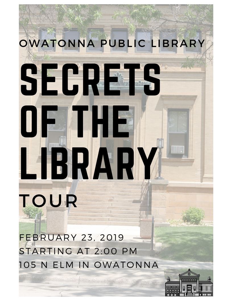 Secrets of the Library Tour flyer