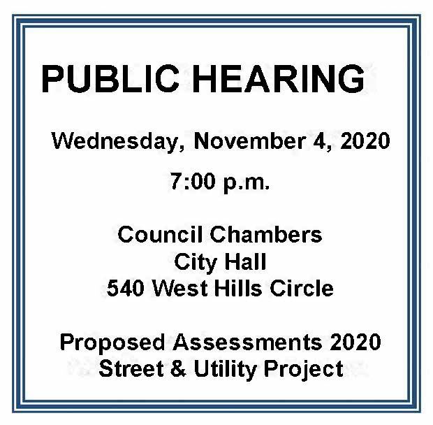 2020-11-04 PH Assess 2020 Street and Utility Project