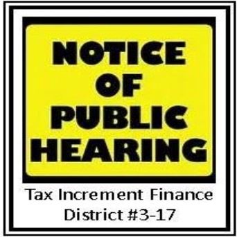 Public Hearing Notice - TIF 3-17