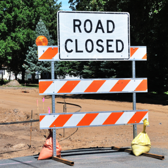 Road Closed Sign