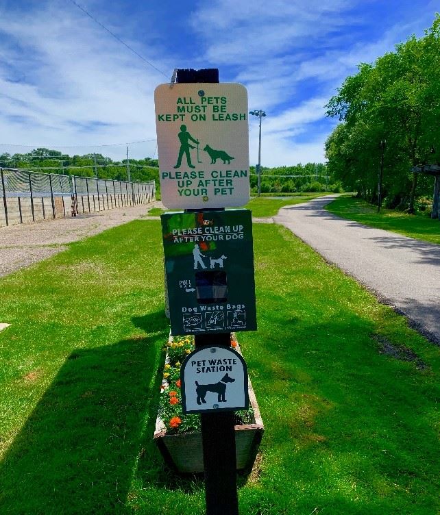 Bag Station at Morehouse Park Trailhead